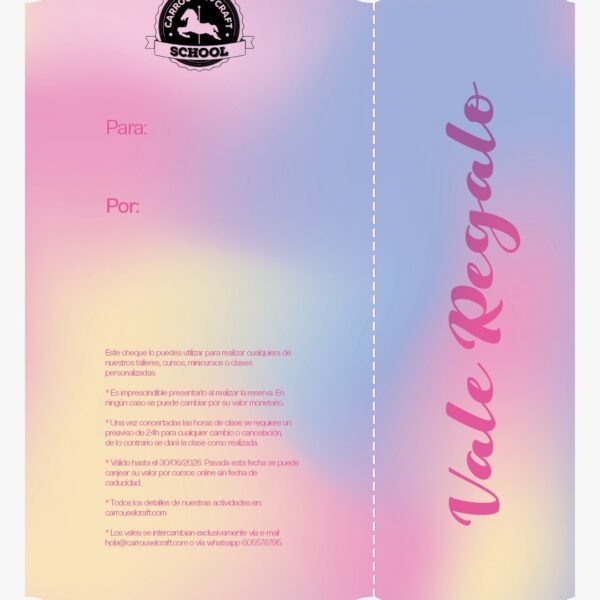 Vale Regalo Curso Trimestral (Barcelona)