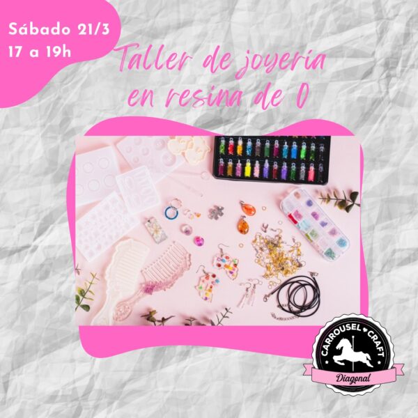 Taller de joyería en resina