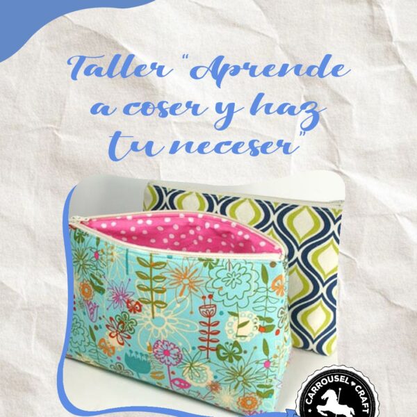 Aprende a usar la máquina de coser y hazte un neceser