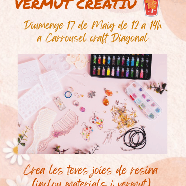 Vermut creativo: Crea tus joyas de resina