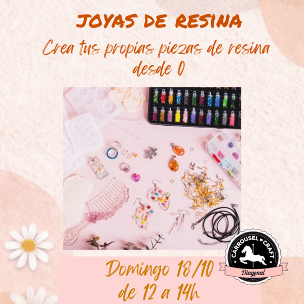 Taller de joyas de resina