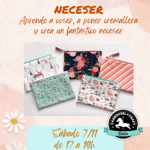 Aprende a coser y haz tu primer neceser